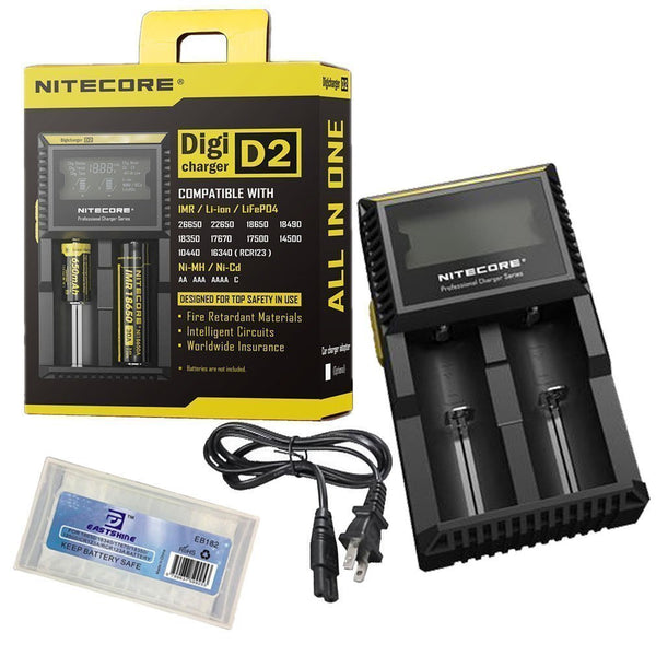 Nitecore New i2 Intellicharger Charger EU-US TC MOD Battery