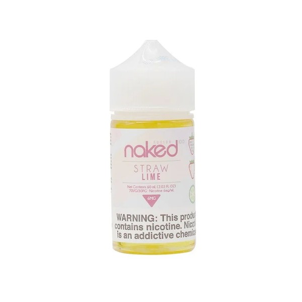 Naked 100 Fusion Straw Lime E-juice 60ml - U.S.A. Warehouse (Only ship to USA)