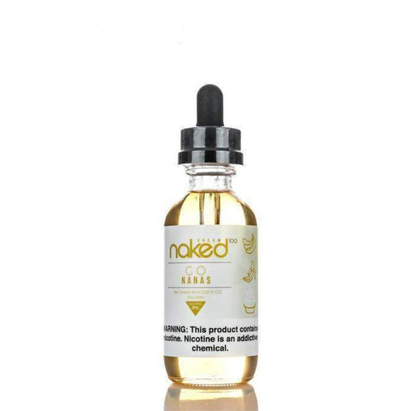 NAKED 100 CREAM GO NANAS E-Liquid 60ML (70VG-30PG) (Only ship to USA)