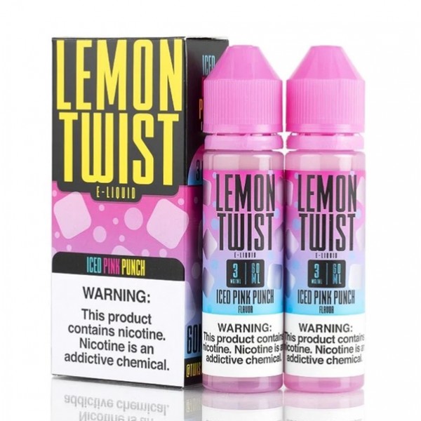 Lemon Twist Iced Pink Punch E-juice 120ml - U.S.A. Warehouse (Only ship to USA)