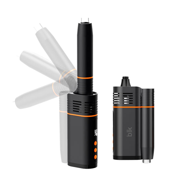 Kingtons BLK Rotary Dry Herb & Wax Vaporizer Kit 1800mAh