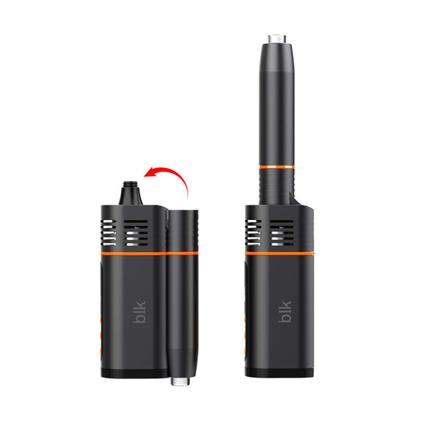 Kingtons BLK Rotary Dry Herb & Wax Vaporizer Kit 1800mAh