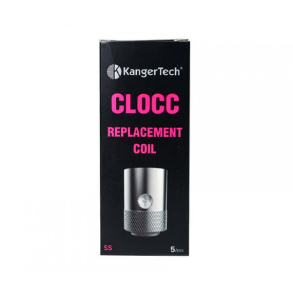 KangerTech CLTANK CLOCC SS316L Replacement 0.5 Ohm-1.0 Ohm Coil 5PCS-PACK