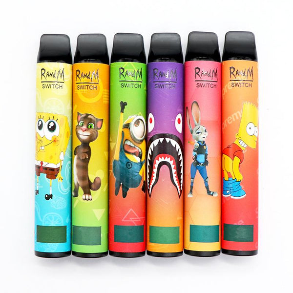 RandM SWTICH 2in1 2400 Puffs Dual Flavor Disposable with Different Versions