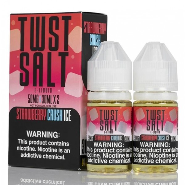 Twist Salt Strawberry Crush Ice E-juice 60ml -  U.S.A. Warehouse (Only ship to USA)