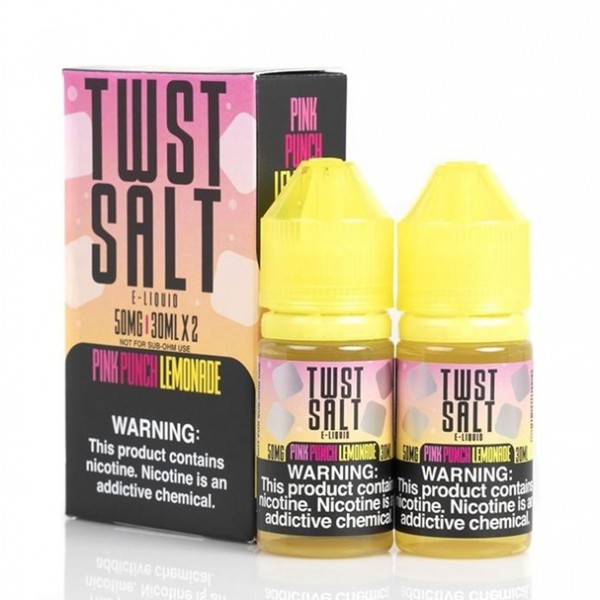 Twist Salt Pink Punch Lemonade E-juice 60ml -  U.S.A. Warehouse (Only ship to USA)