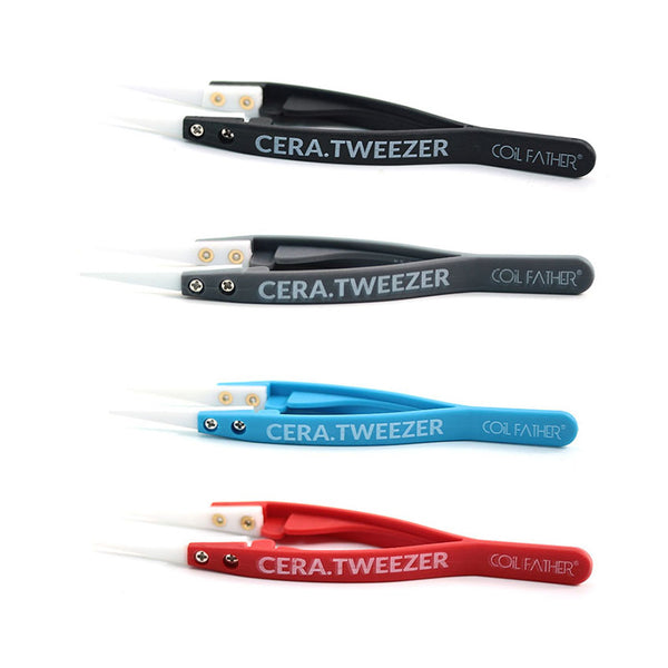 Coil Father Elastic Ceramic Tweezers