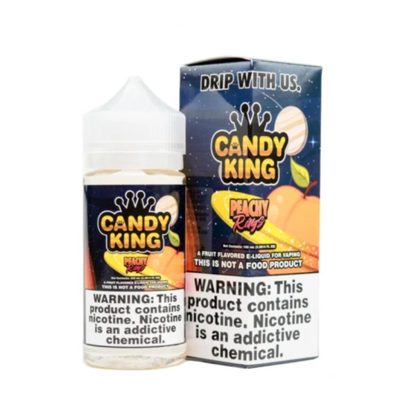 Candy King Peachy Rings E-juice 100ml - U.S.A. Warehouse (Only ship to USA)