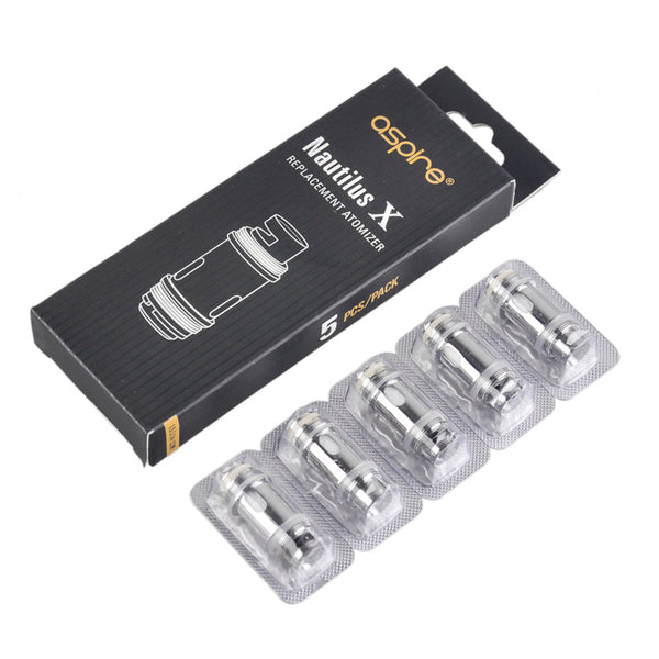 Aspire Nautilus X Replacement Coil 1.5 Ohm-1.8 Ohm Head 5PCS-PACK