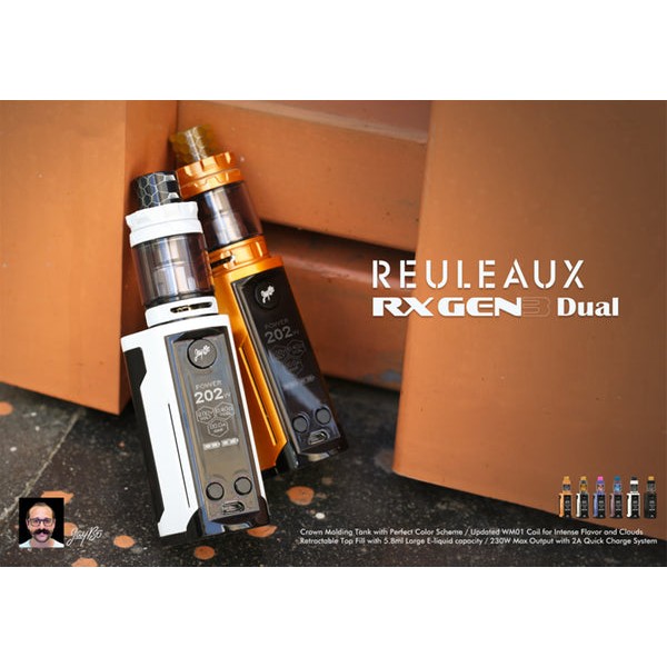 WISMEC Reuleaux RXGen3 Dual 230W TC Kit with GNOME King Tank 5.8ML