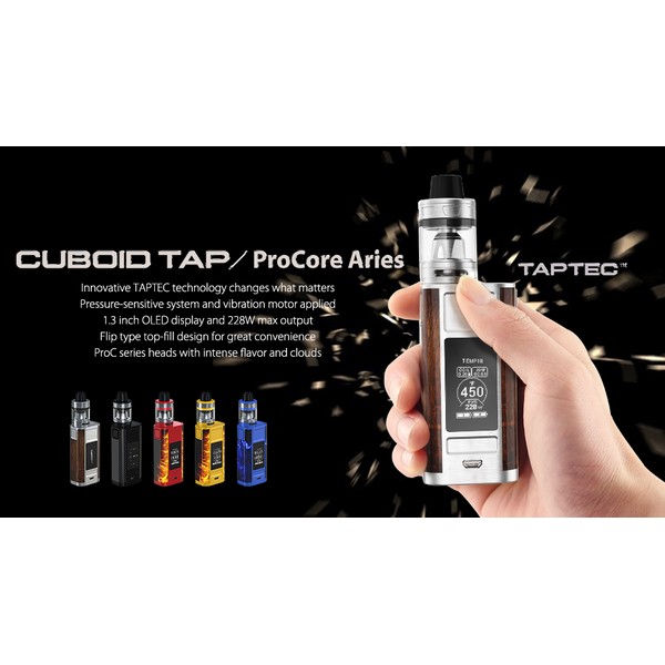 Joyetech CUBOID TAP Starter Kit with ProCore Aries Tank (4ML)