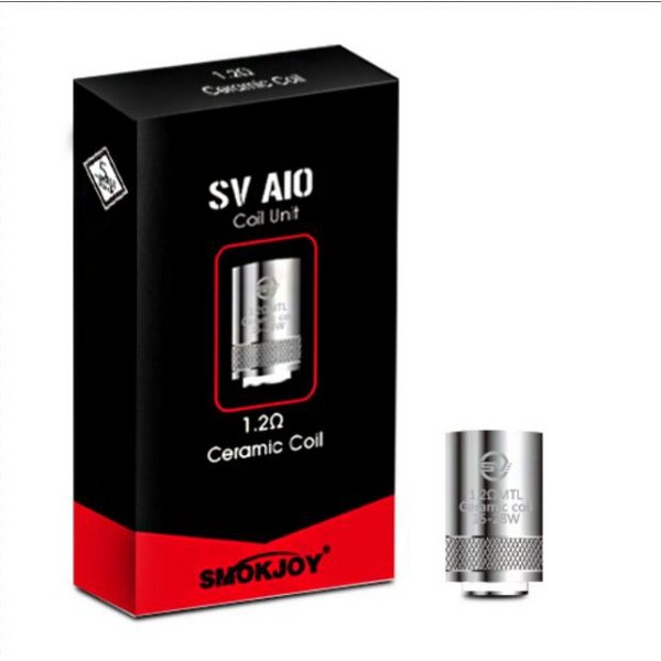 5PCS-PACK Smokjoy SV AIO Replaceable Ceramic Coil 1.2 Ohm