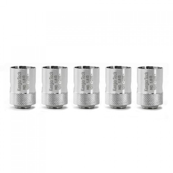 5PCS-PACK KangerTech CLOCC MTL Replacement Coil Nichrome 1.5 Ohm