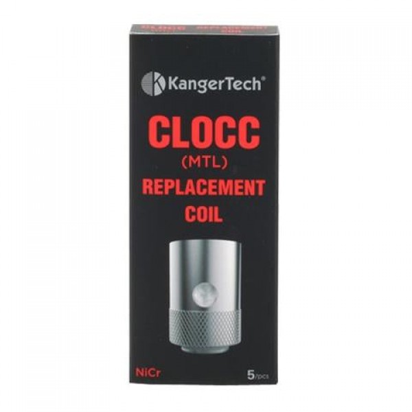 5PCS-PACK KangerTech CLOCC MTL Replacement Coil Nichrome 1.5 Ohm