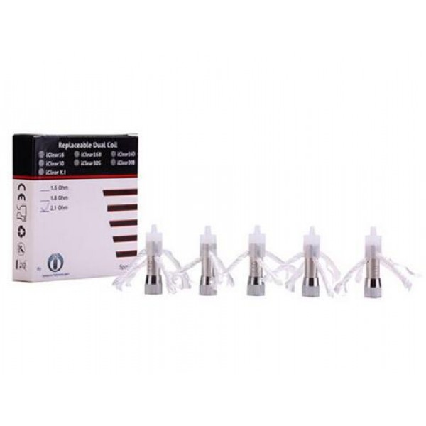 5PCS-PACK Innokin iClear 16 Replacement 1.5 Ohm-2.1 Ohm Coil Unit