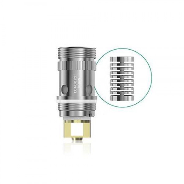 5PCS-PACK Eleaf EC NC Notch Coil Head 0.25 Ohm