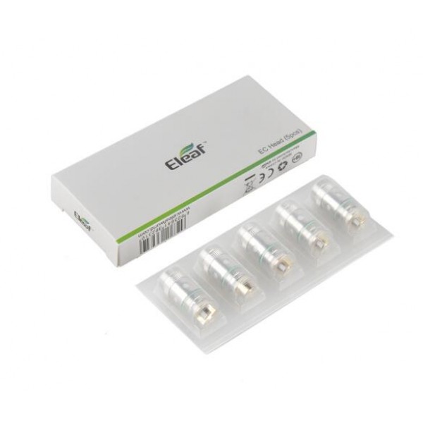 5PCS-PACK Eleaf EC-Ceramic Coil Head 0.5 Ohm