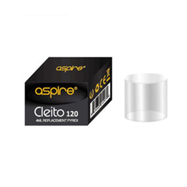 5PCS-PACK Aspire Cleito 120 Replacement Pyrex Glass Tube 4ML