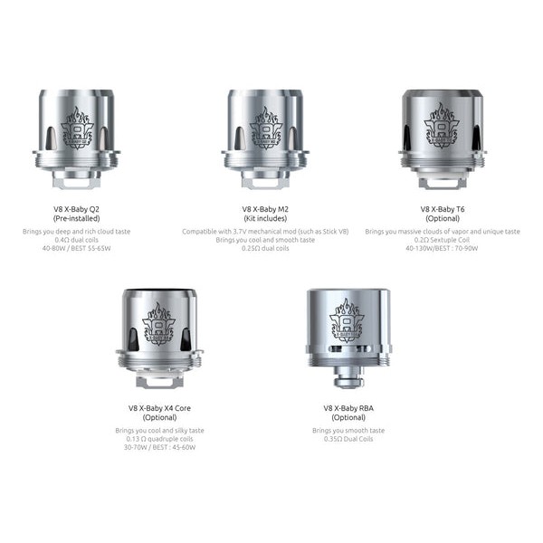 SMOK TFV8 X-Baby Replacement Coil 3PCS-PACK