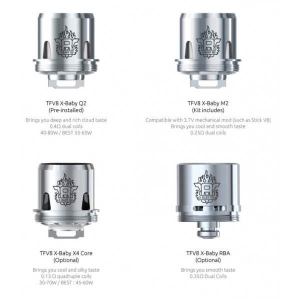 SMOK TFV8 X-Baby Replacement Coil 3PCS-PACK