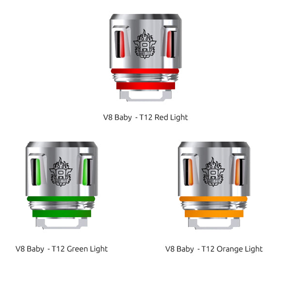 SMOK V8 Baby T12 Light Coil For TFV12 Baby Prince-TFV8 Baby-TFV8 Big Baby 5PCS-PACK