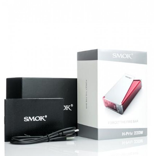 SMOK H-PRIV 220W TC Mod Kit by dual 18650 Batteries