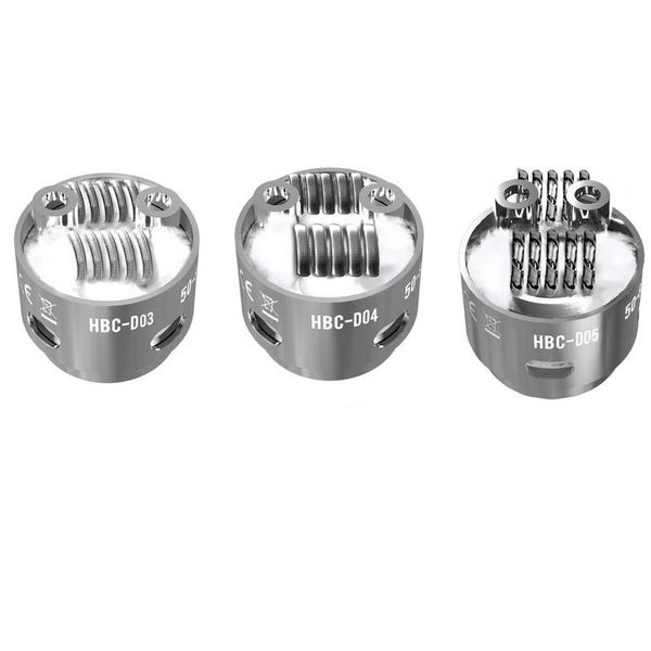 2PCS-PACK Geekvape Eagle HBC-S03- D04 Replacement Handbuilt Coil 0.2 Ohm