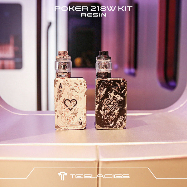 Teslacigs Poker 218 Kit with Resin Tank 4ml-6ml