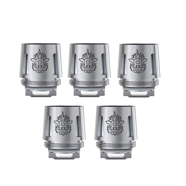 5PCS-PACK SMOK TFV8 Baby-X4 0.15 Ohm Coil Head