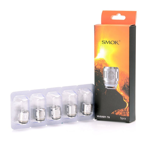 5PCS-PACK SMOK V8 Baby-T8 0.15 Ohm Coil Head