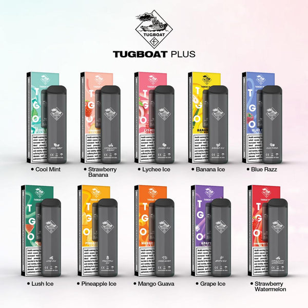 TUGBOAT PLUS DISPOSABLE POD DEVICE 800 Puffs 400mAh