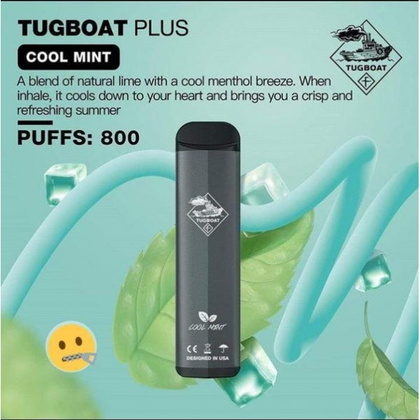 TUGBOAT PLUS DISPOSABLE POD DEVICE 800 Puffs 400mAh