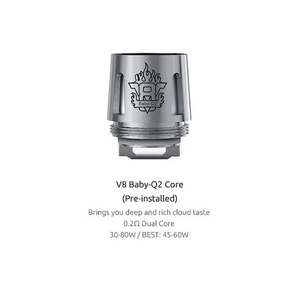 SMOK V8 Baby-Q2 0.4-0.6 Ohm Coil 5PCS-PACK