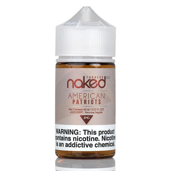 Naked 100 American Patriot E-juice 60ml(Only ship to USA)