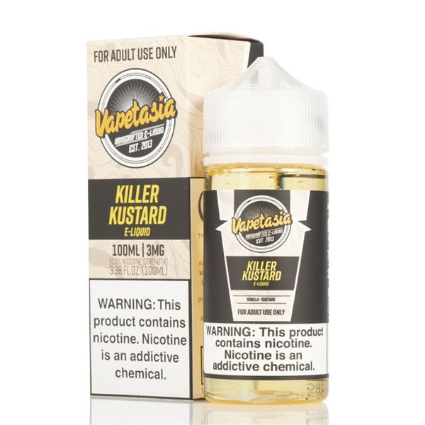 Vapetasia Killer Kustard Vanilla E-juice 100ml -U.S.A. Warehouse (Only ship to USA)