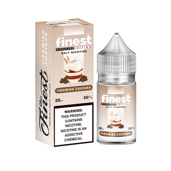 Finest SaltNic Tiramisu Custard E-juice 30ml(U.S.A. Warehouse (Only ship to USA))